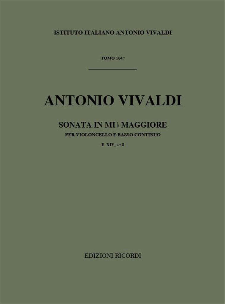 Sonate Per Vc. E B.C.: In Mi Bem. Rv 39